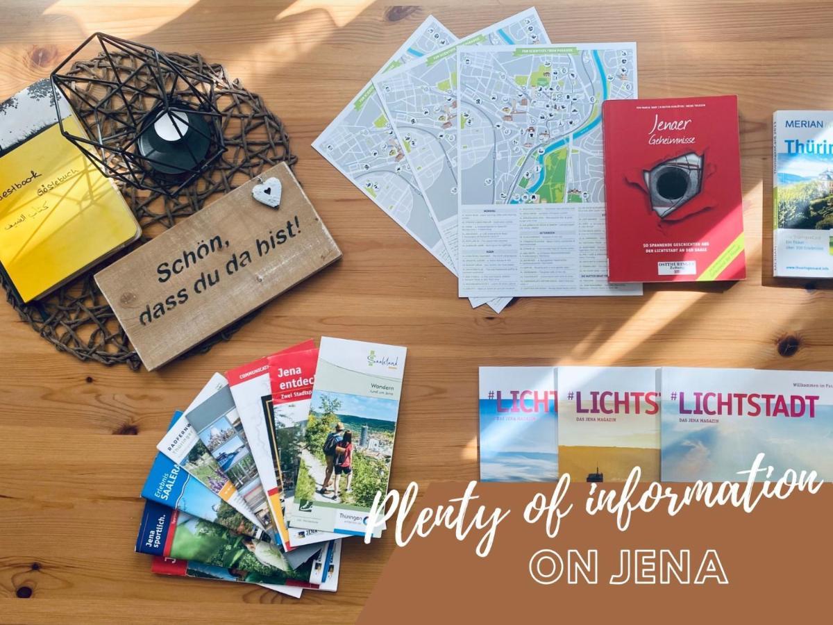 Zentral & Ruhig, Ideal Fuer Home Office Mit Garten 예나 외부 사진
